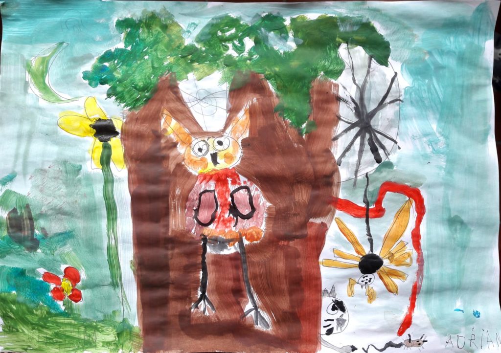 pintura niños