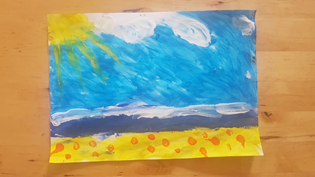 pintura para niños