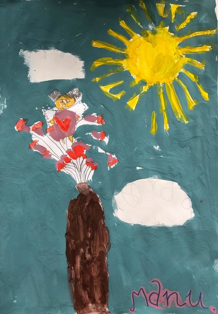 pintura niños