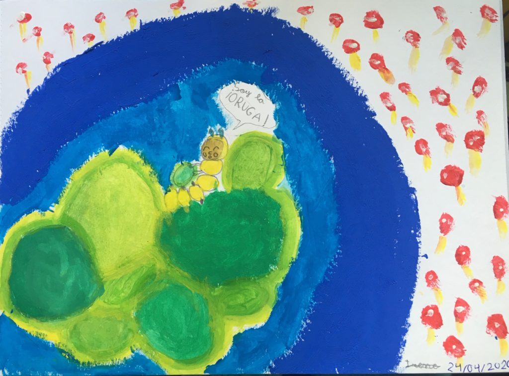 pintura niños