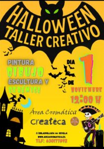 Taller de pintura y cerámica. Halloween