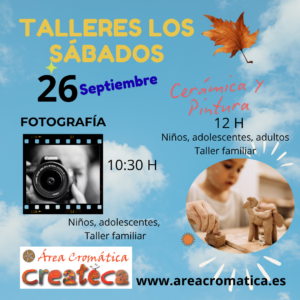 Taller de pintura y cerámica. Taller de fotografía