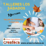 Taller de cerámica y pintura. niños, adolescentes, adultos. Taller familiar